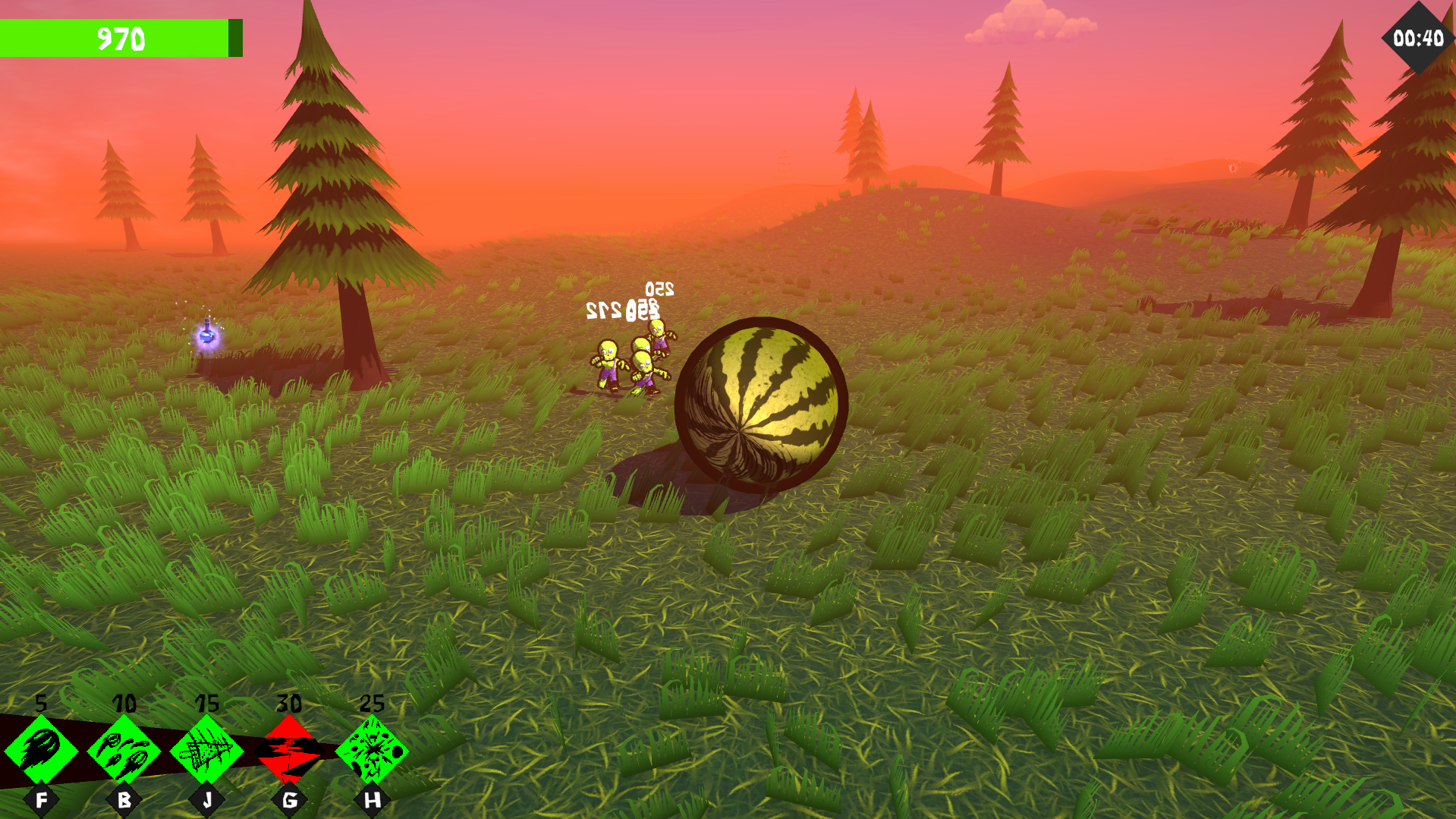 WATERMELON SURVIVOR Screenshot 3